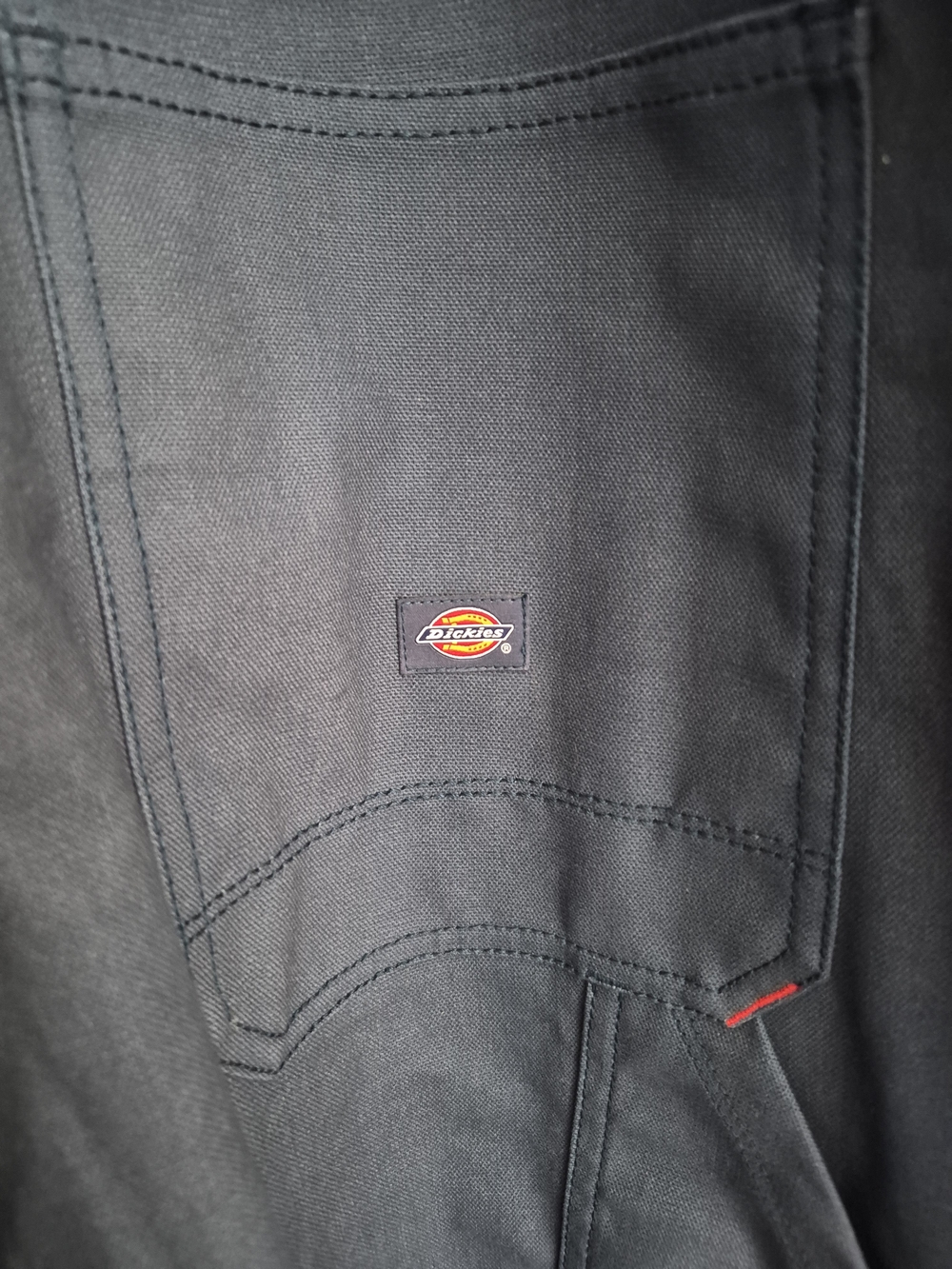 NWT Dickies Tradebuilt Womens Relaxed Fit Waxed Canvas Bib Overalls Blue Duck XL - Picture 14 of 16